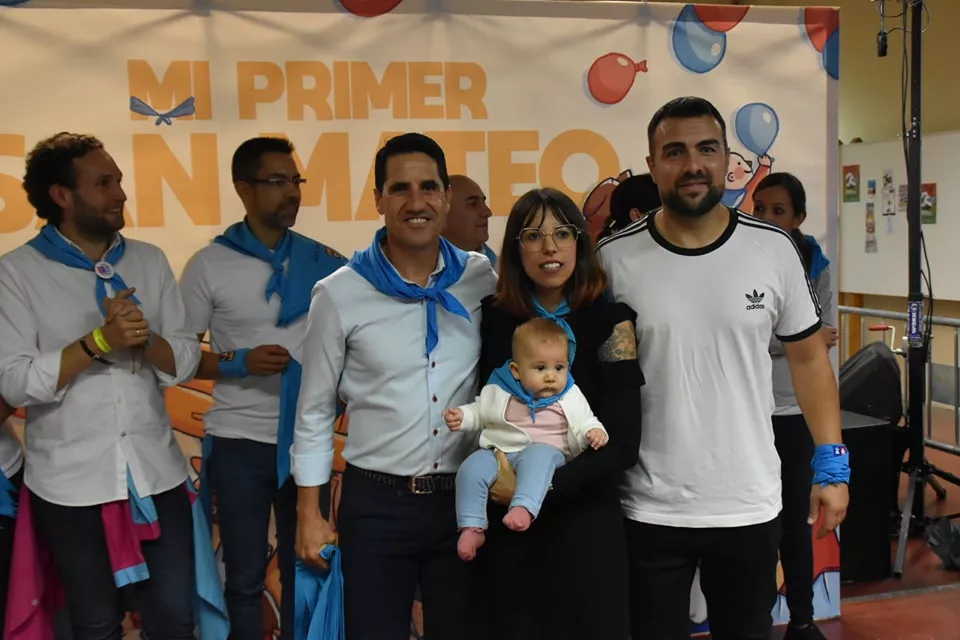 Participantes en "Mi primer San Mateo" de las fiestas de Monzón.