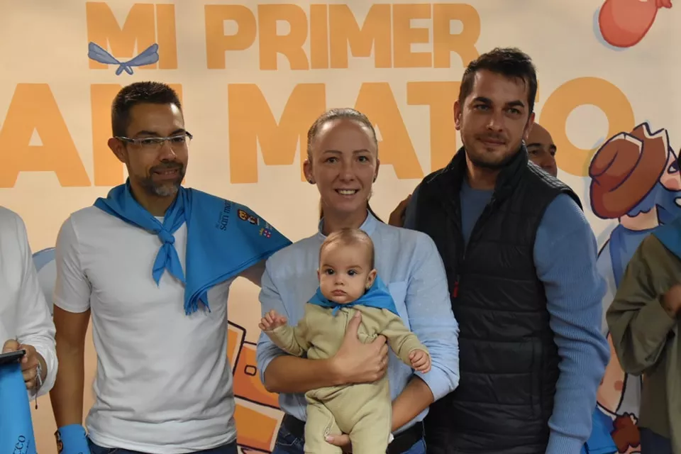 Participantes en "Mi primer San Mateo" de las fiestas de Monzón.