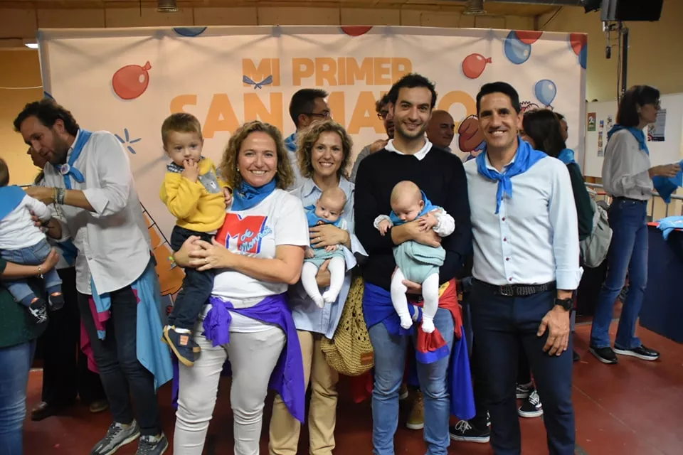 Participantes en "Mi primer San Mateo" de las fiestas de Monzón.