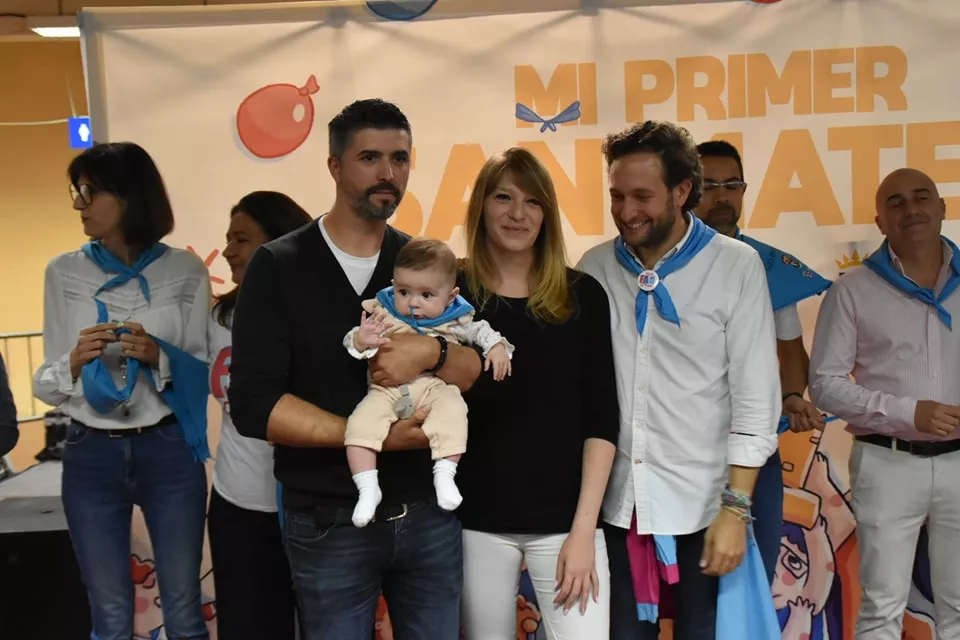 Participantes en "Mi primer San Mateo" de las fiestas de Monzón.