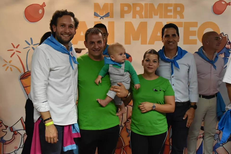 Participantes en "Mi primer San Mateo" de las fiestas de Monzón.