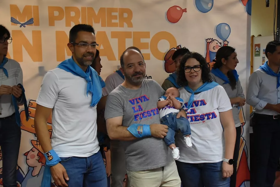 Participantes en "Mi primer San Mateo" de las fiestas de Monzón.