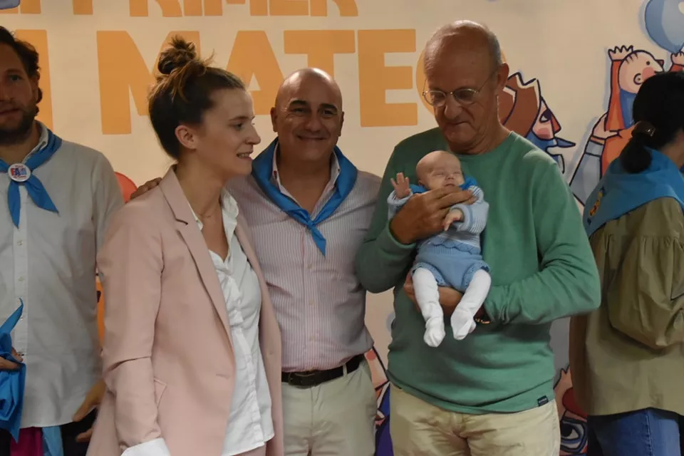 Participantes en "Mi primer San Mateo" de las fiestas de Monzón.