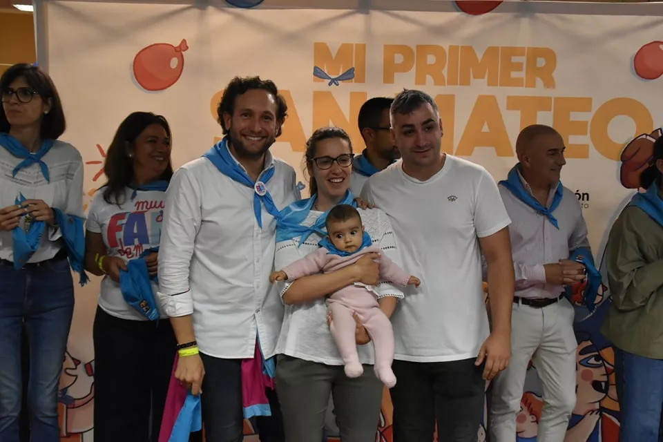 Participantes en "Mi primer San Mateo" de las fiestas de Monzón.