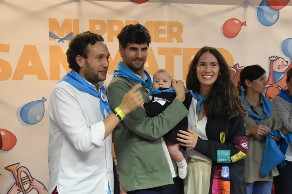 Participantes en "Mi primer San Mateo" de las fiestas de Monzón.