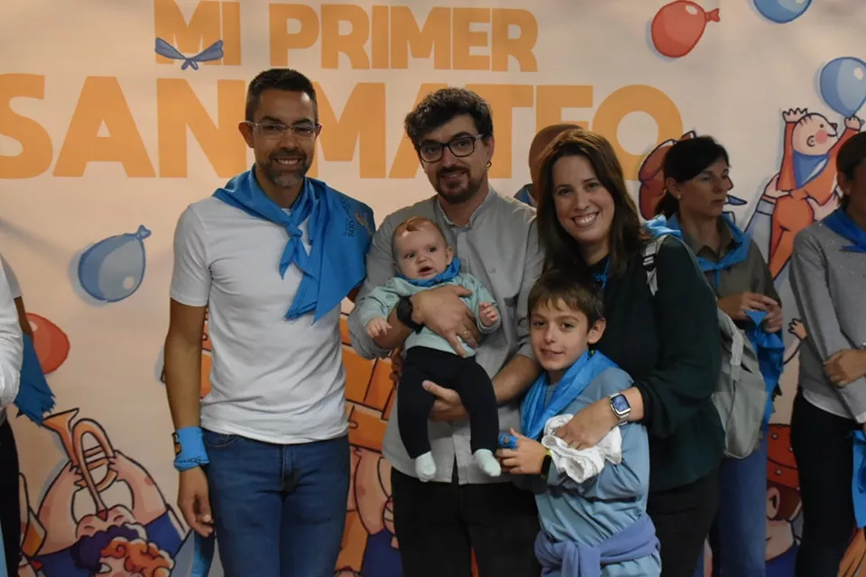 Participantes en "Mi primer San Mateo" de las fiestas de Monzón.