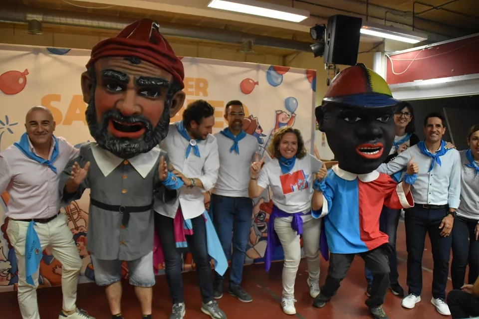 Participantes en "Mi primer San Mateo" de las fiestas de Monzón.