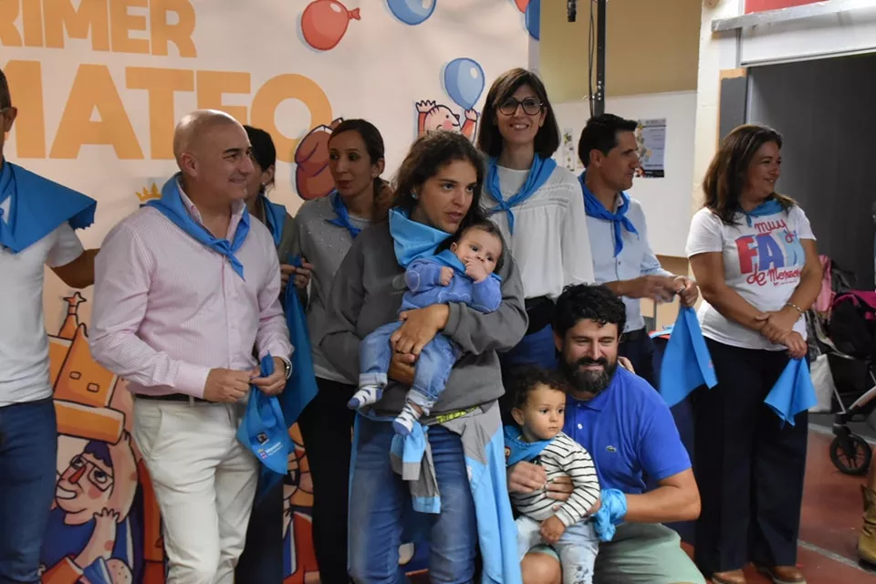 Participantes en "Mi primer San Mateo" de las fiestas de Monzón.