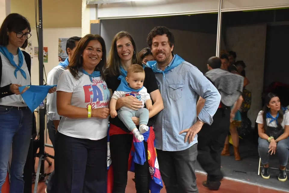Participantes en "Mi primer San Mateo" de las fiestas de Monzón.