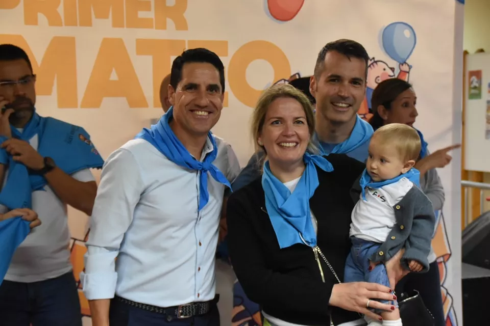 Participantes en "Mi primer San Mateo" de las fiestas de Monzón.