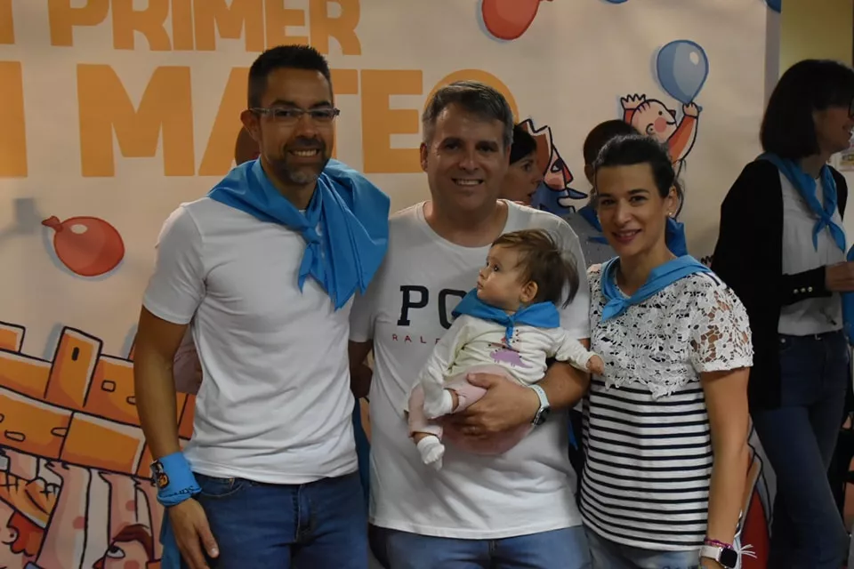 Participantes en "Mi primer San Mateo" de las fiestas de Monzón.