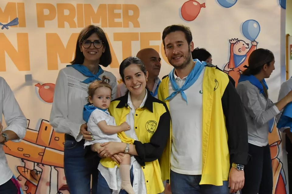 Participantes en "Mi primer San Mateo" de las fiestas de Monzón.