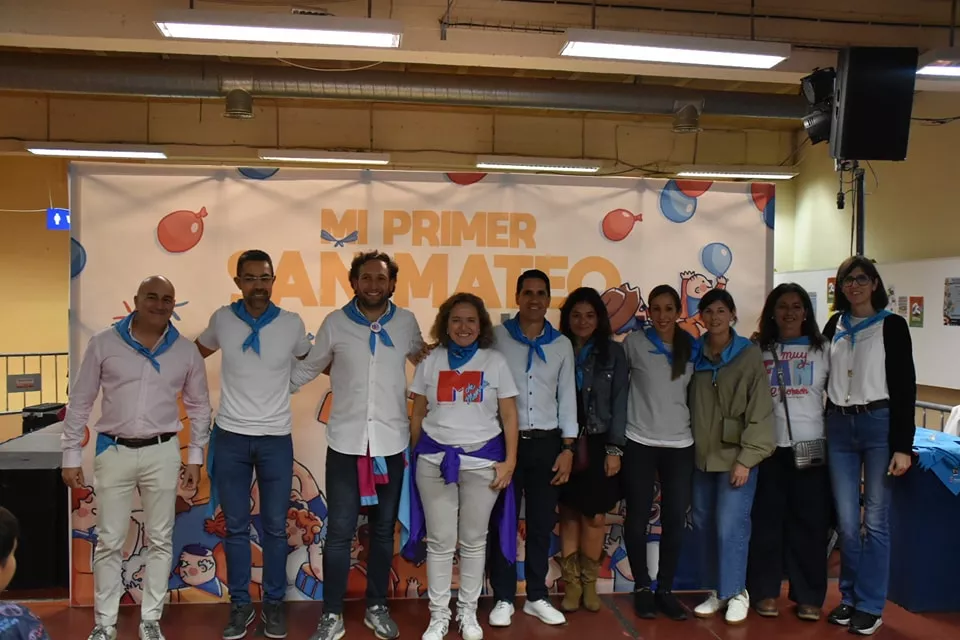 Participantes en "Mi primer San Mateo" de las fiestas de Monzón.