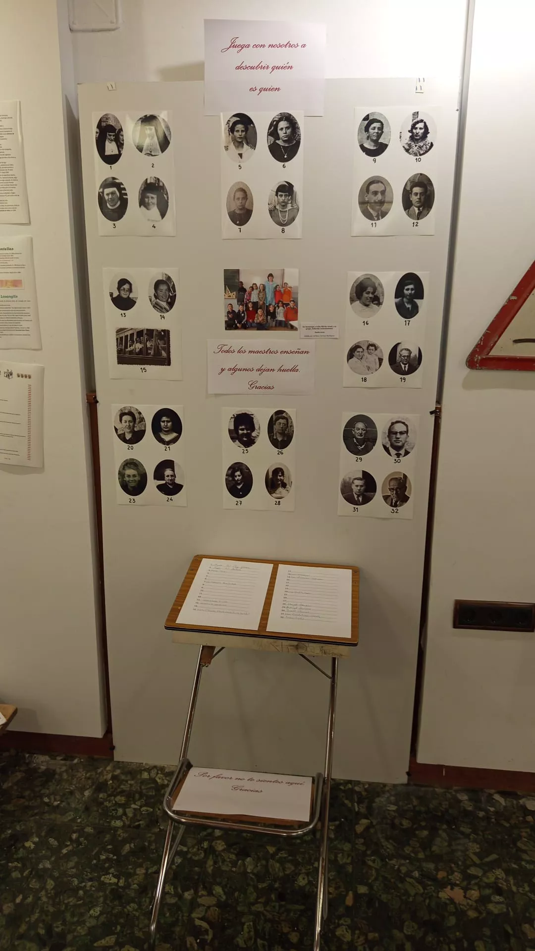 Exposición de la historia educativa de Ayerbe.
