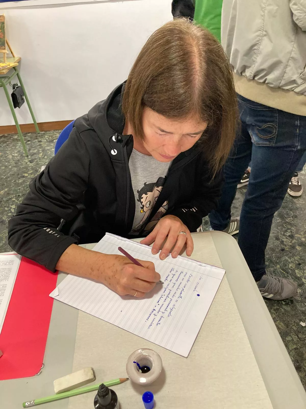 Exposición historia educativa de Ayerbe.