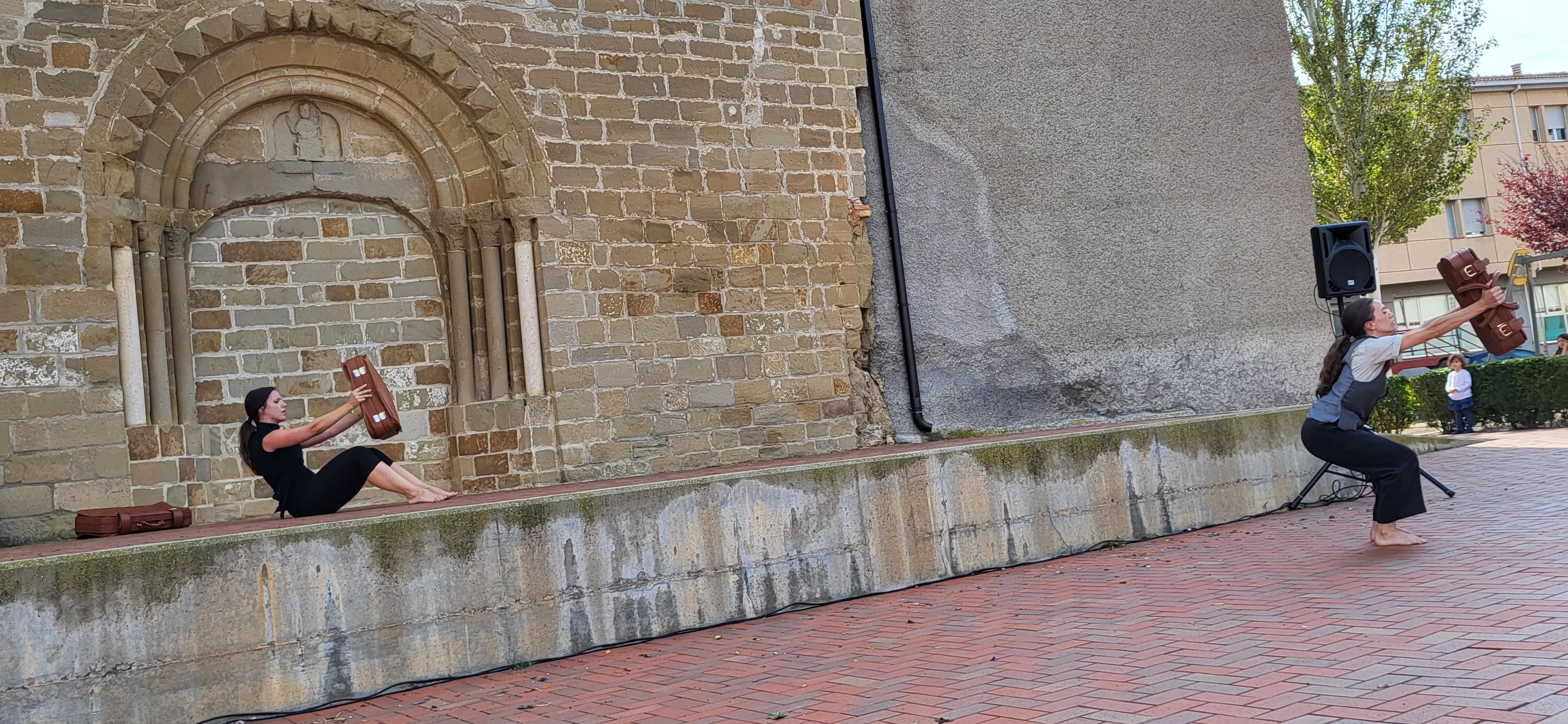 Feria Sin Condiciones celebrada en Gurrea de Gállego. Foto Mercedes Manterola