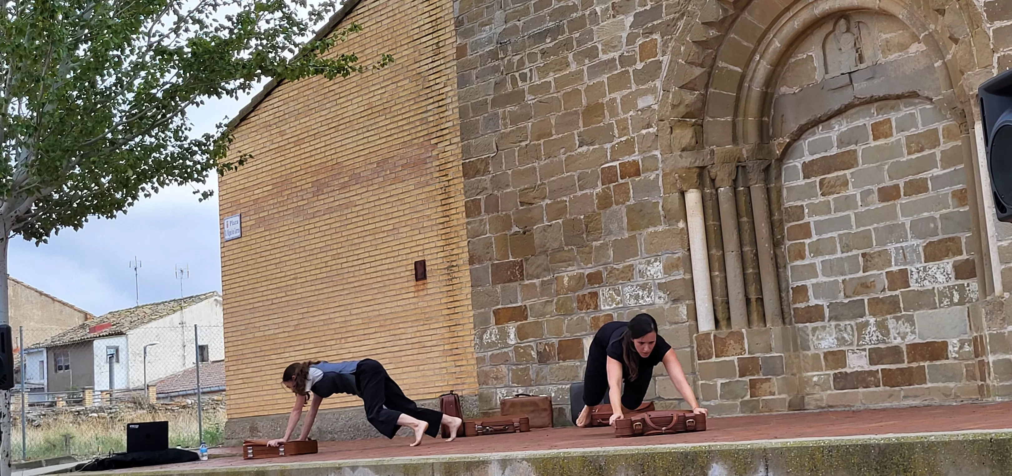  Feria Sin Condiciones celebrada en Gurrea de Gállego. Foto Mercedes Manterola