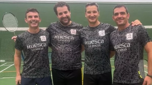 Cuarteto del Huesca La Magia en Vitoria. Cuarteto del Huesca La Magia en Vitoria.