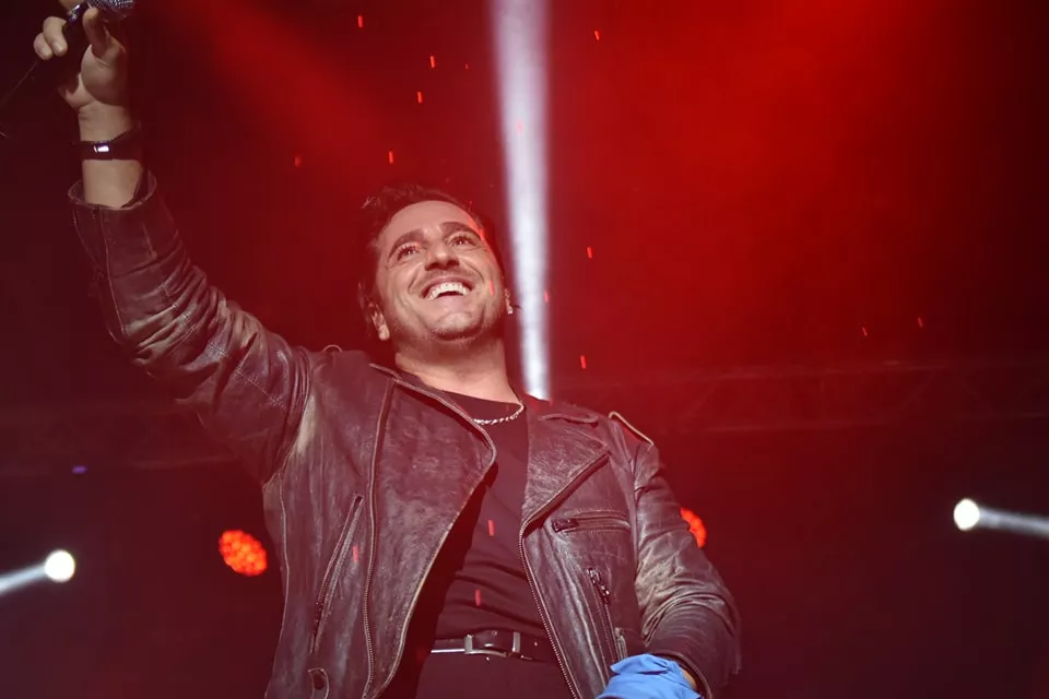 Actuación de Bustamante en las fiestas de San Mateo de Monzón. 