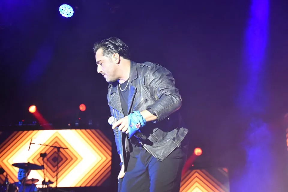 Actuación de Bustamante en las fiestas de San Mateo de Monzón. 