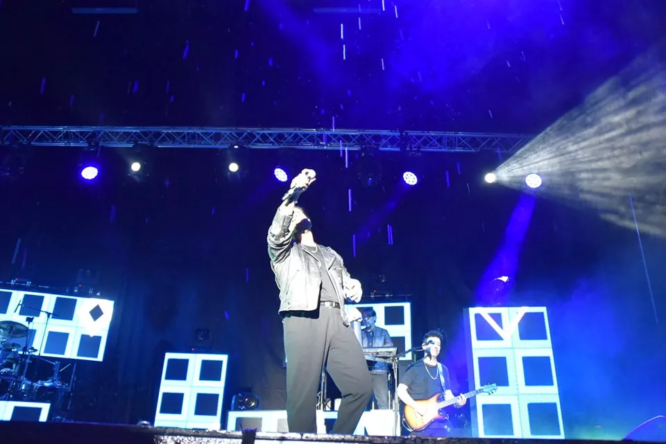 Actuación de Bustamante en las fiestas de San Mateo de Monzón. 