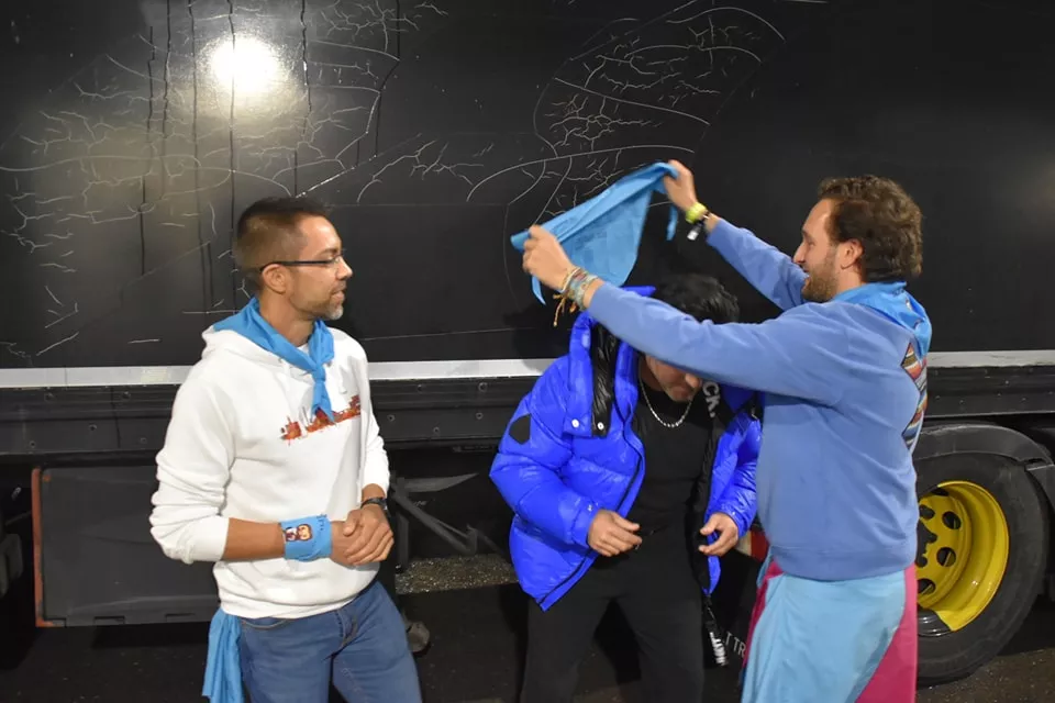 Actuación de Bustamante en las fiestas de San Mateo de Monzón. 