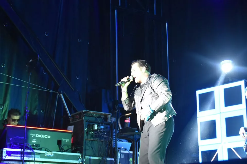 Actuación de Bustamante en las fiestas de San Mateo de Monzón. 