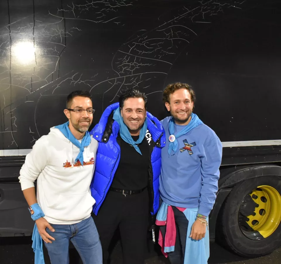 Actuación de Bustamante en las fiestas de San Mateo de Monzón. 