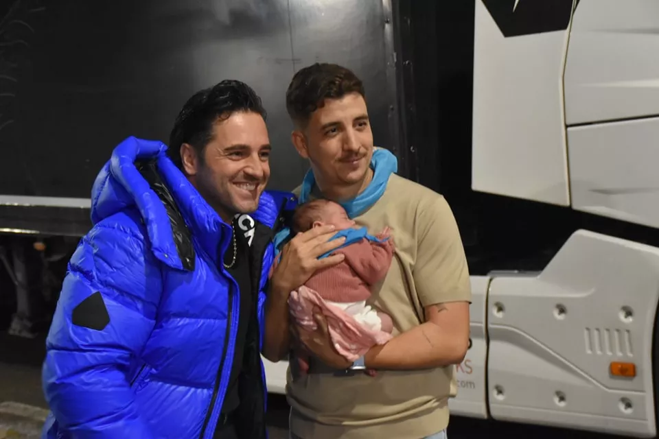 Actuación de Bustamante en las fiestas de San Mateo de Monzón. 