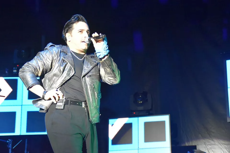 Actuación de Bustamante en las fiestas de San Mateo de Monzón. 