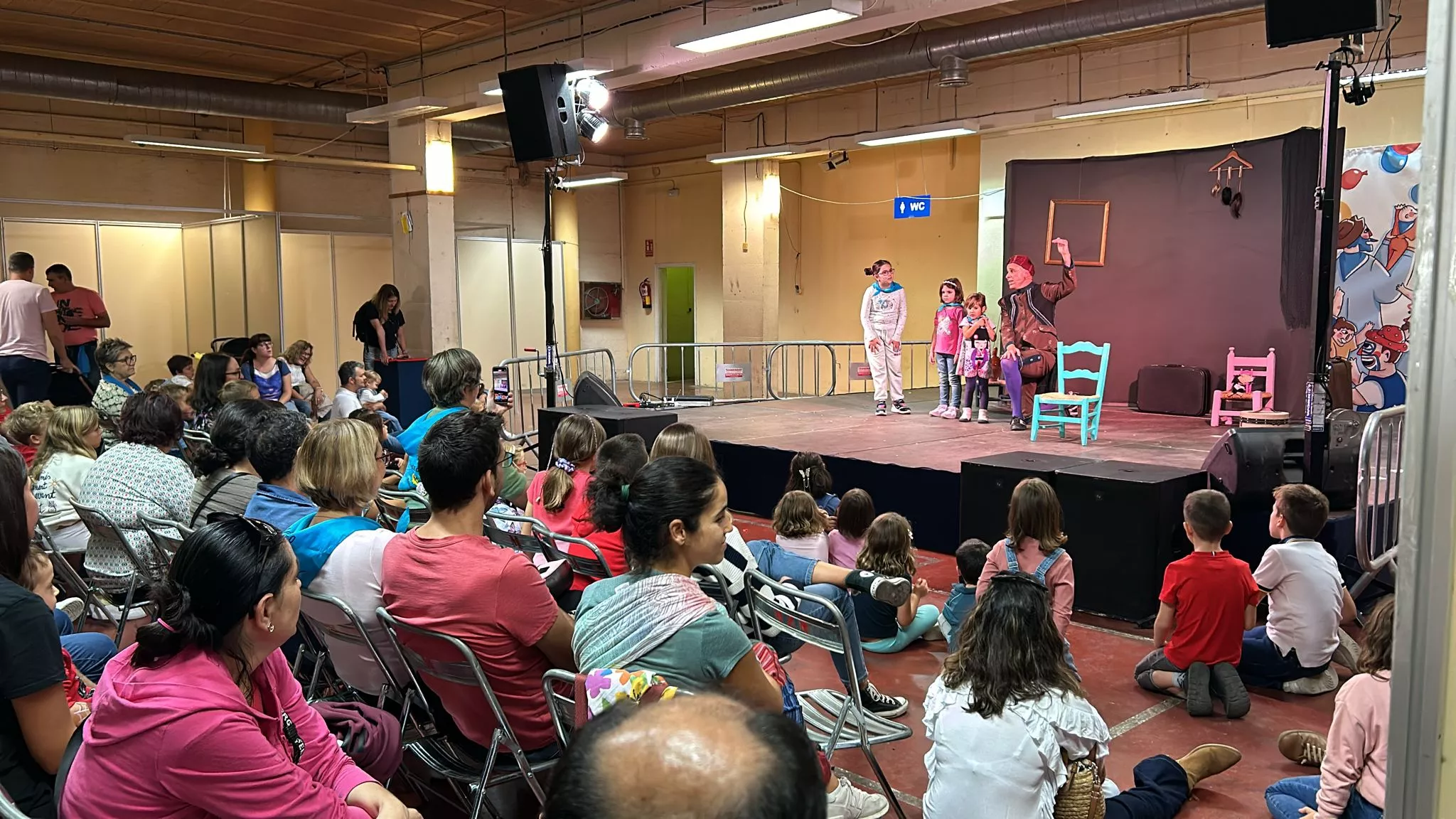 Una de las actividades infantiles en las fiestas de San Mateo de Monzón.