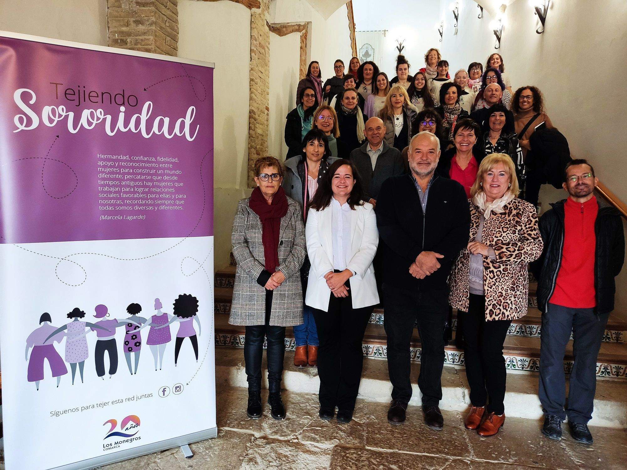Participantes en la jornada "Tejiendo sororidad. Monegros por la igualdad" Participantes en la jornada "Tejiendo sororidad. Monegros por la igualdad"