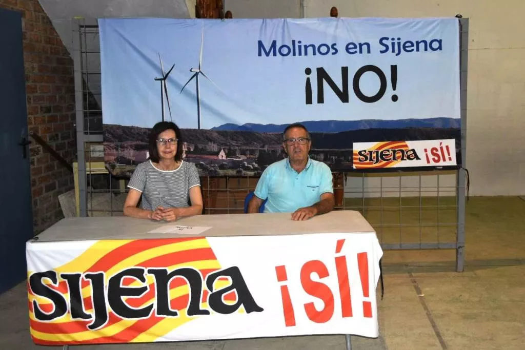 Recogida de firmas de Sijena Sí contra el proyecto Octante de Forestalia