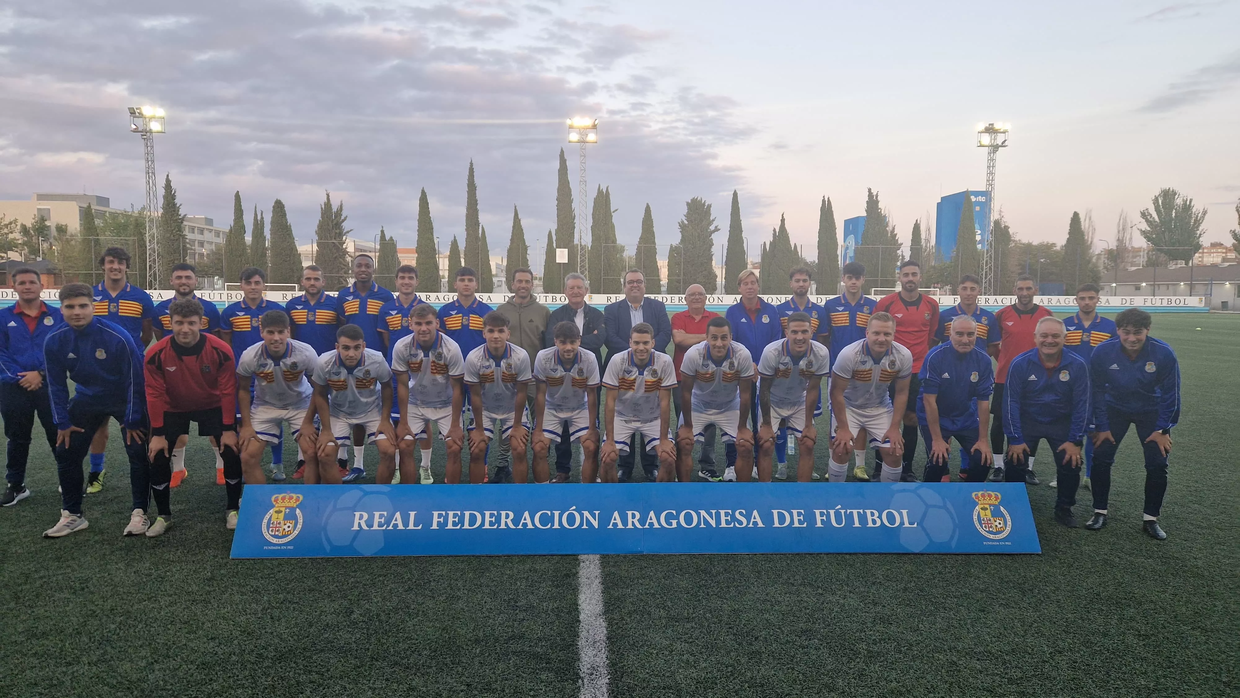 Jugadores de la selección aragonesa en la primera citación de Richi Civera. Nueva convocatoria de Aragón de cara a la Copa Regiones UEFA