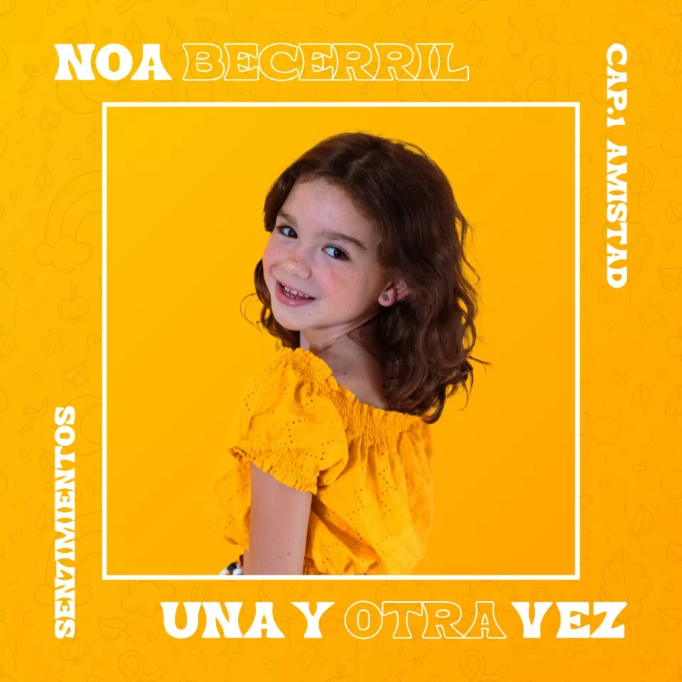 Carátula la canción "Una y otra vez" de su primer disco, "Sen7imientos".