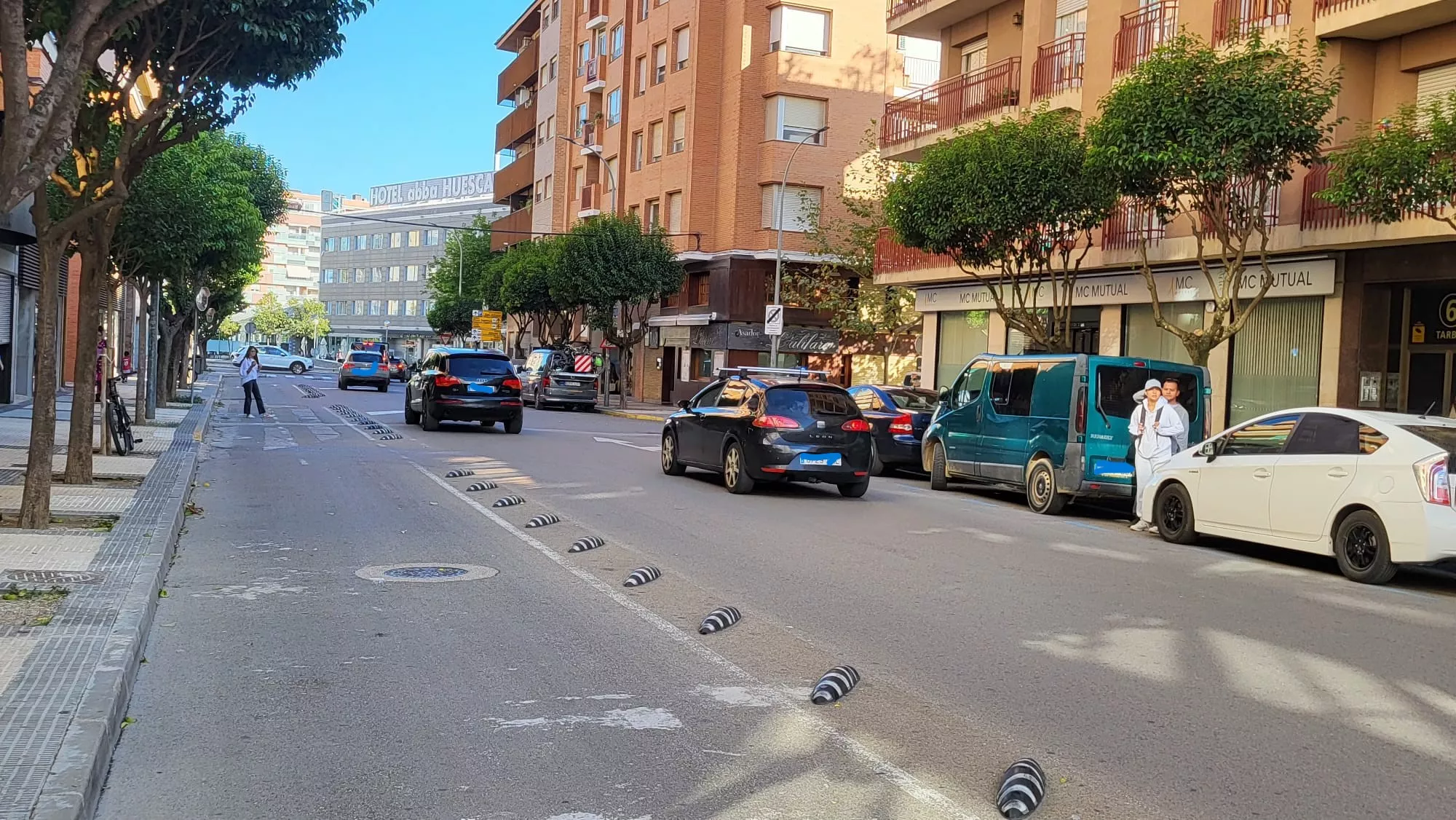 Calle Tarbes de Huesca. Calle Tarbes de Huesca.