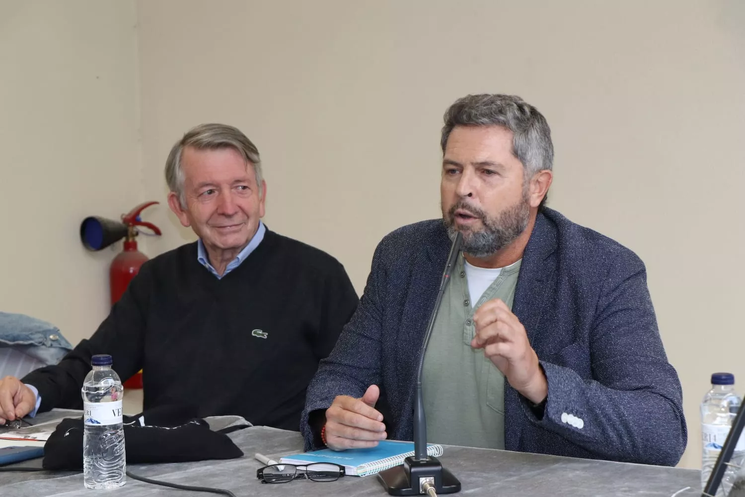 Carmelo Romero y Alberto Sabio. Foto Quino Escartín 