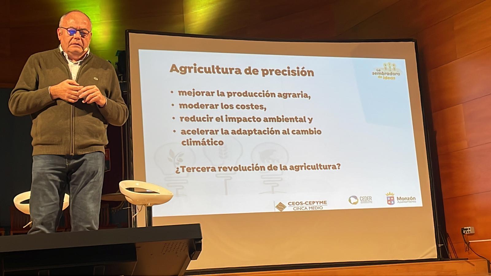 Enrique Playán, en la Sembradora de Ideas de Monzón
