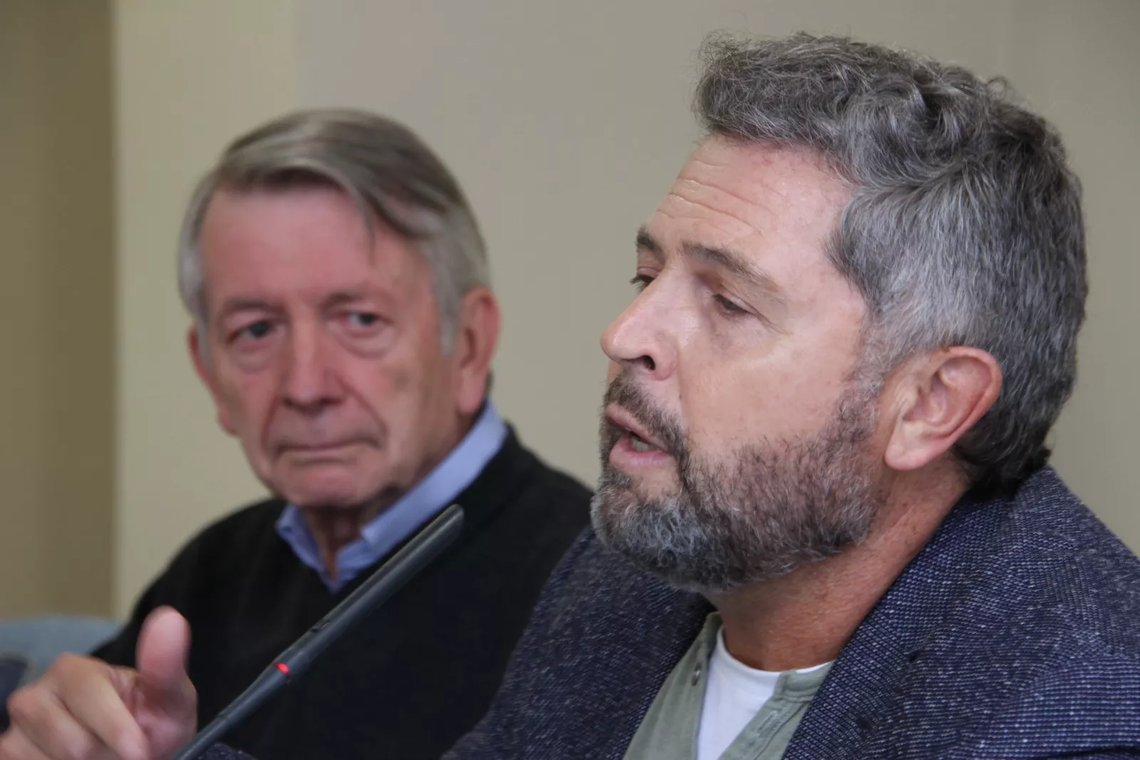 Carmelo Romero y Alberto Sabio. Foto Carlos Neofato