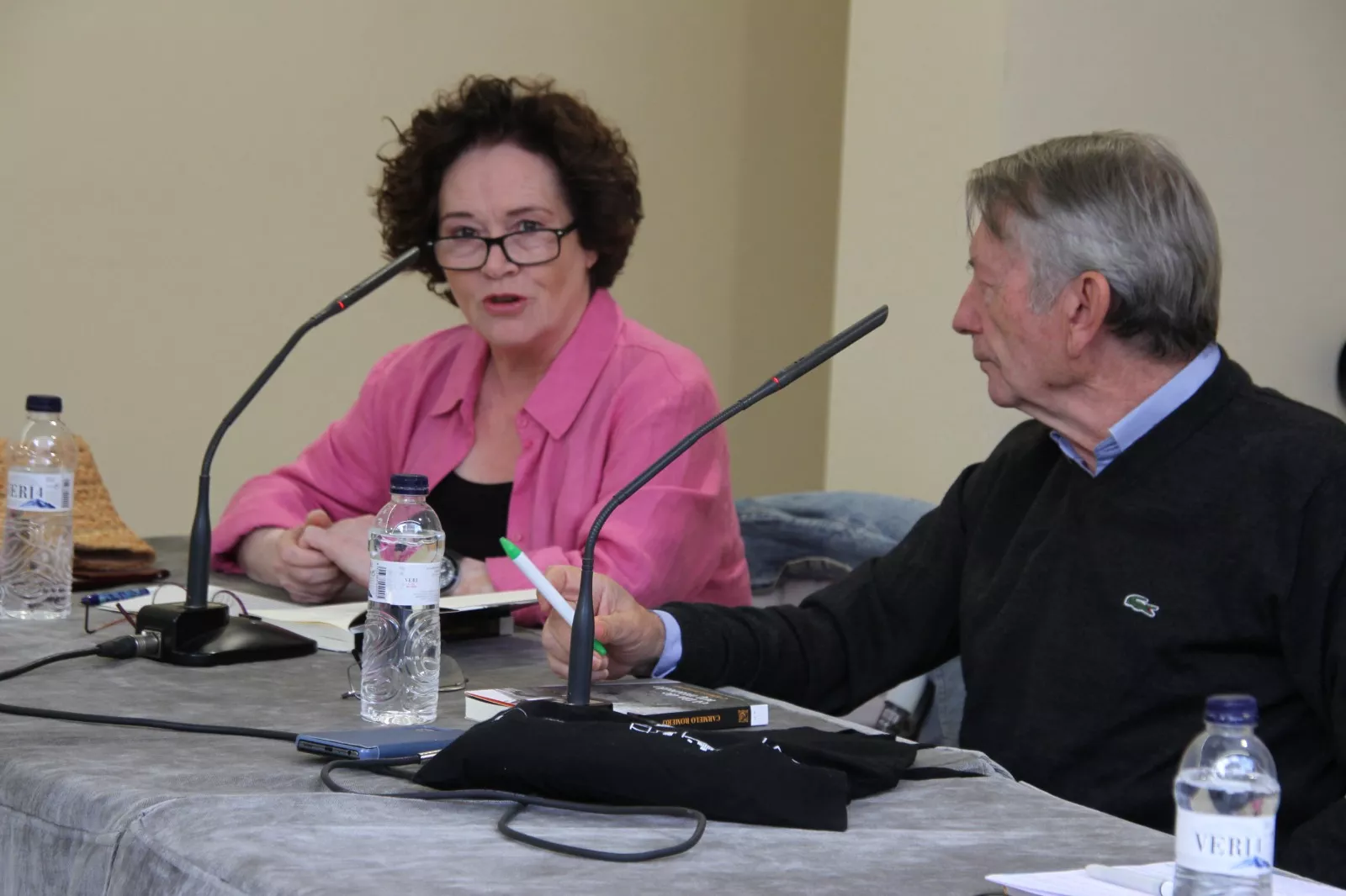 Carmen Frías y Carmelo Romero. Foto Carlos Neofato