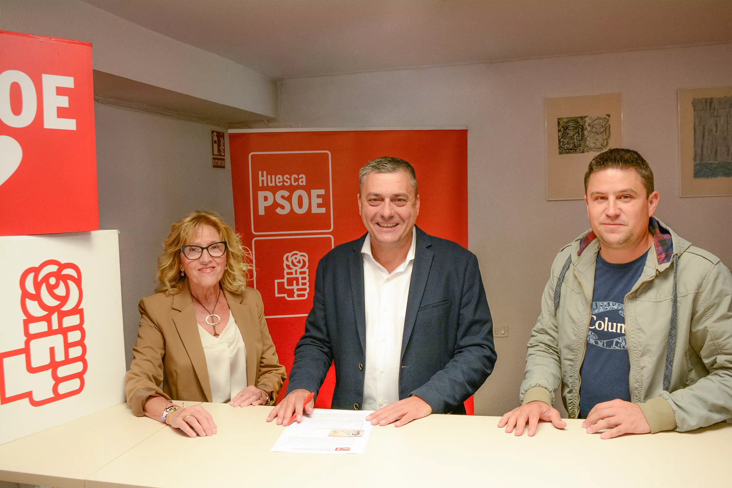 Fernando Sabes presenta su precandidatura junto a Silvia Salazar y Antonio Biescas