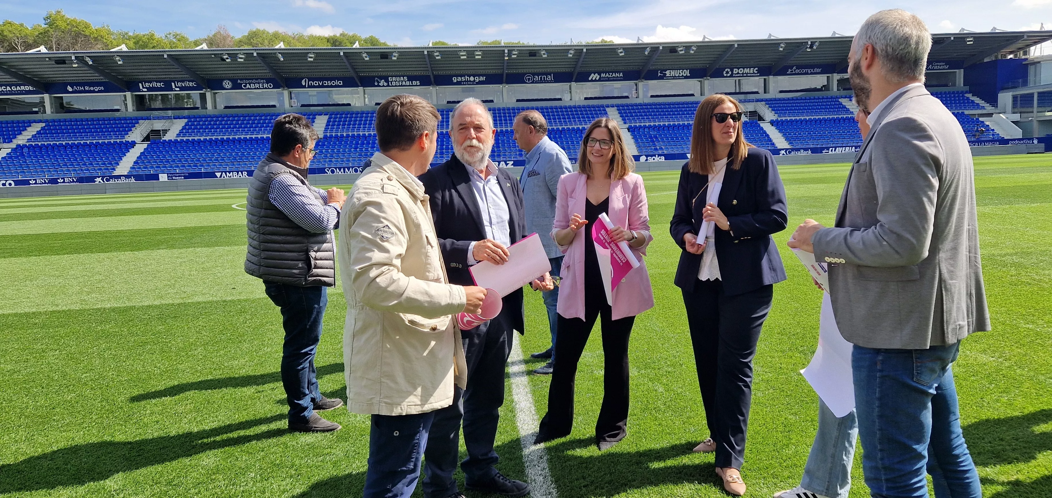 Presentación de la X Carrera Huesca contra el Cáncer. Foto Myriam Martínez