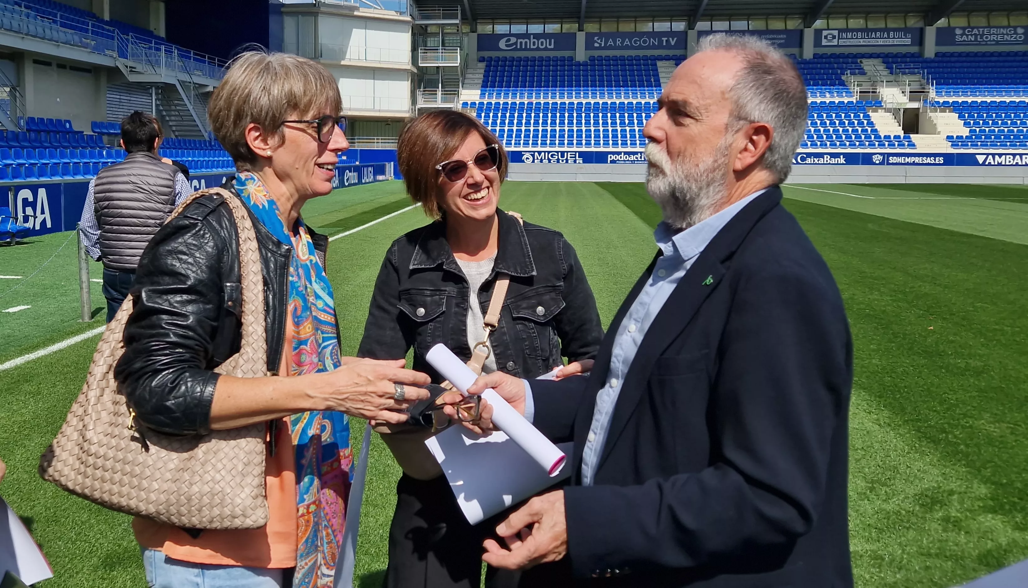 Presentación de la X Carrera Huesca contra el Cáncer. Foto Myriam Martínez