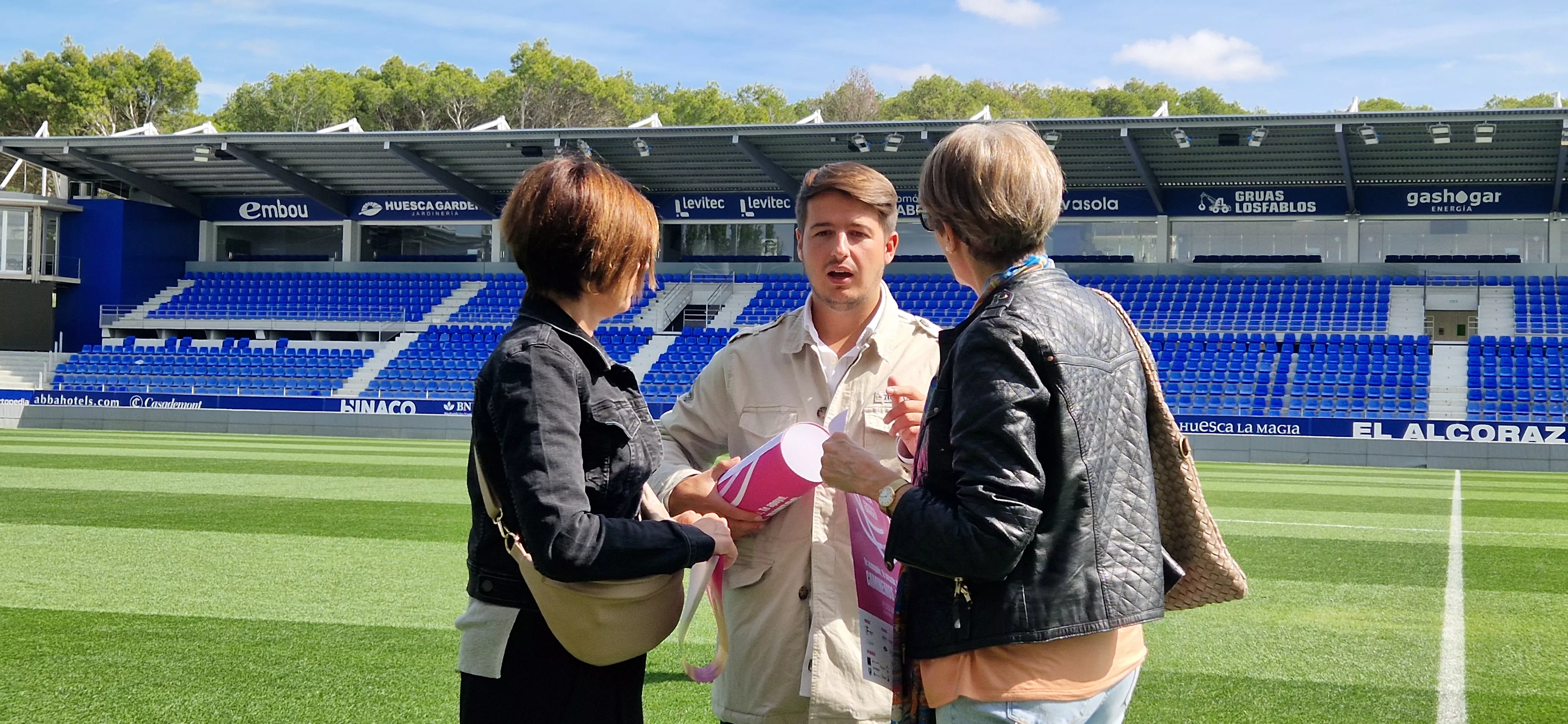 Presentación de la X Carrera Huesca contra el Cáncer. Foto Myriam Martínez