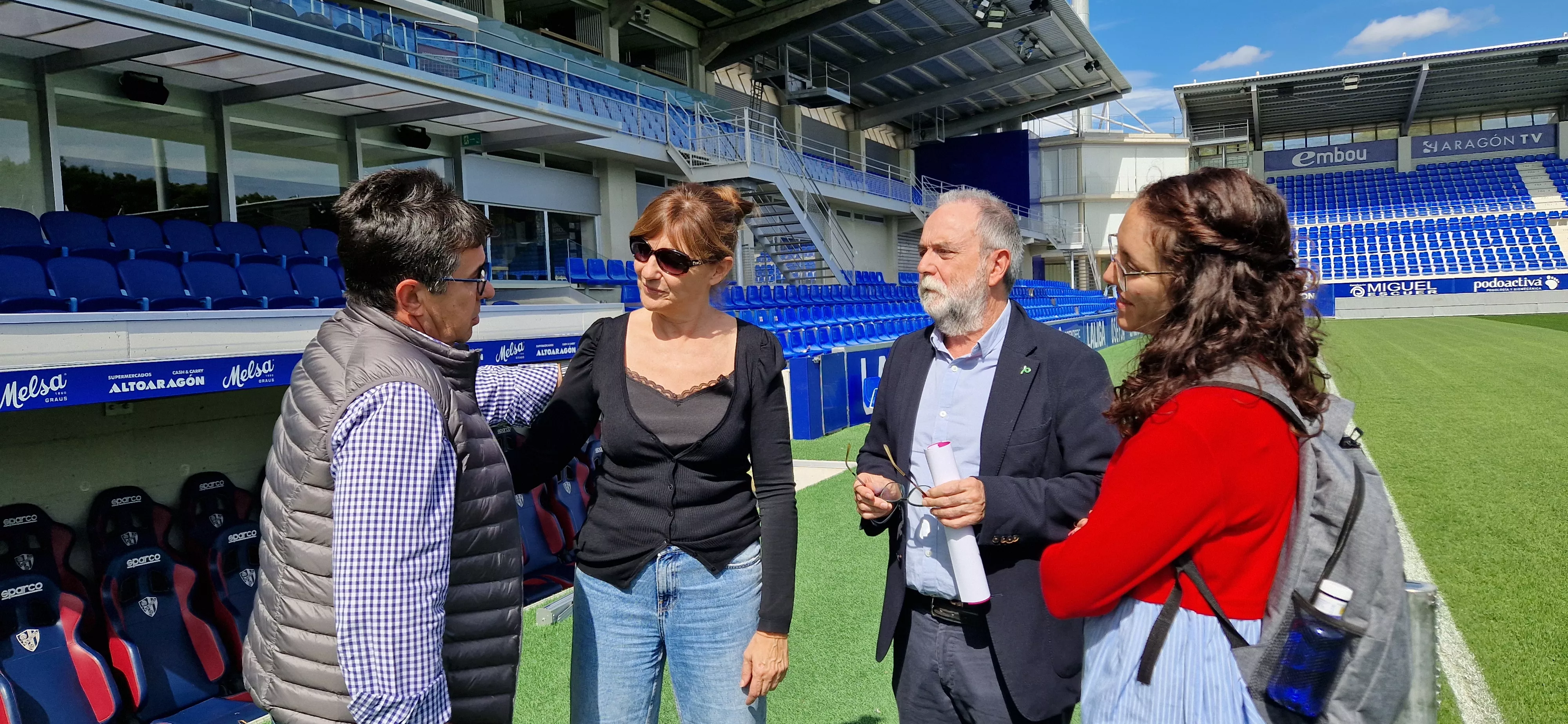 Presentación de la X Carrera Huesca contra el Cáncer. Foto Myriam Martínez