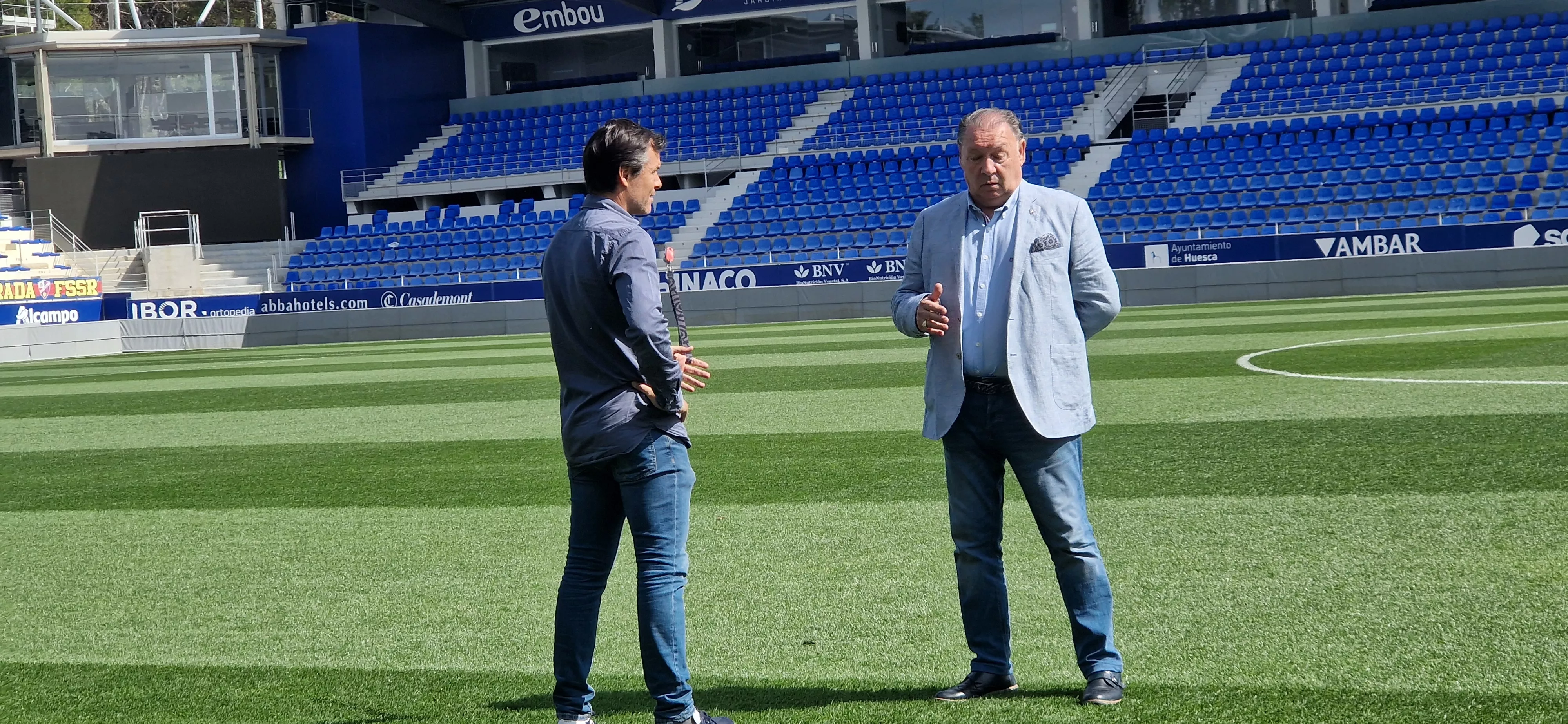 Juanjo Camacho y Agustín Lasaosa. Foto Myriam Martínez