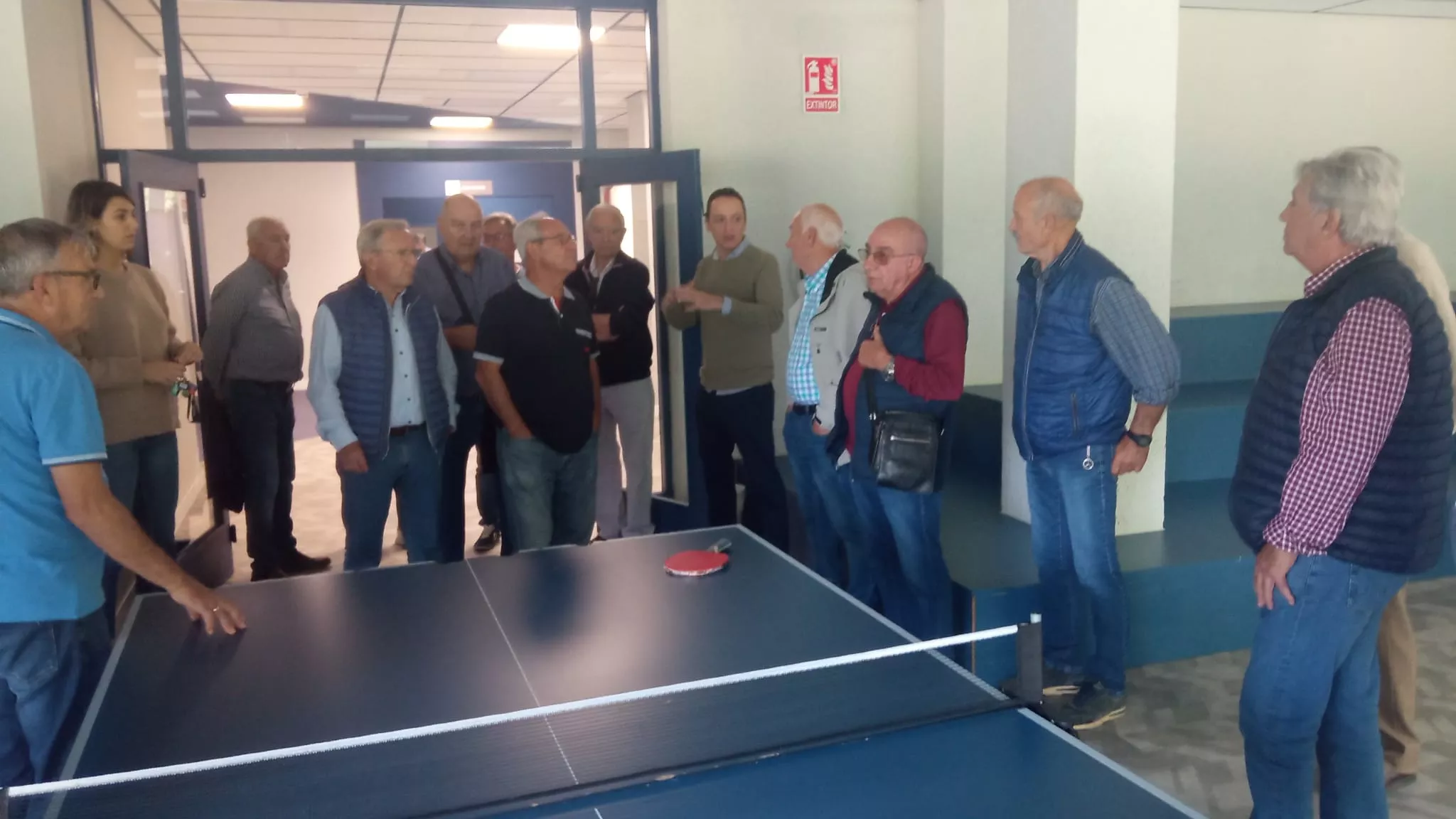 Veteranos de Lamusa visitan la BAF