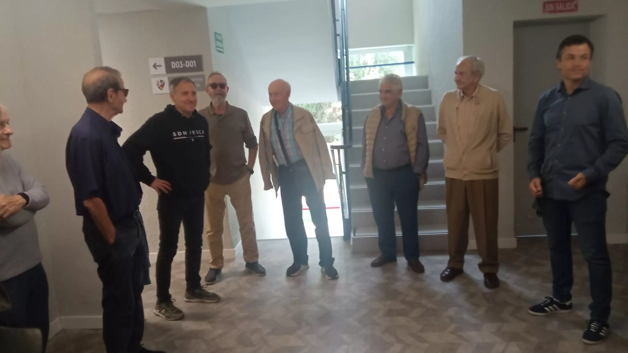 Veteranos de Lamusa visitan la BAF