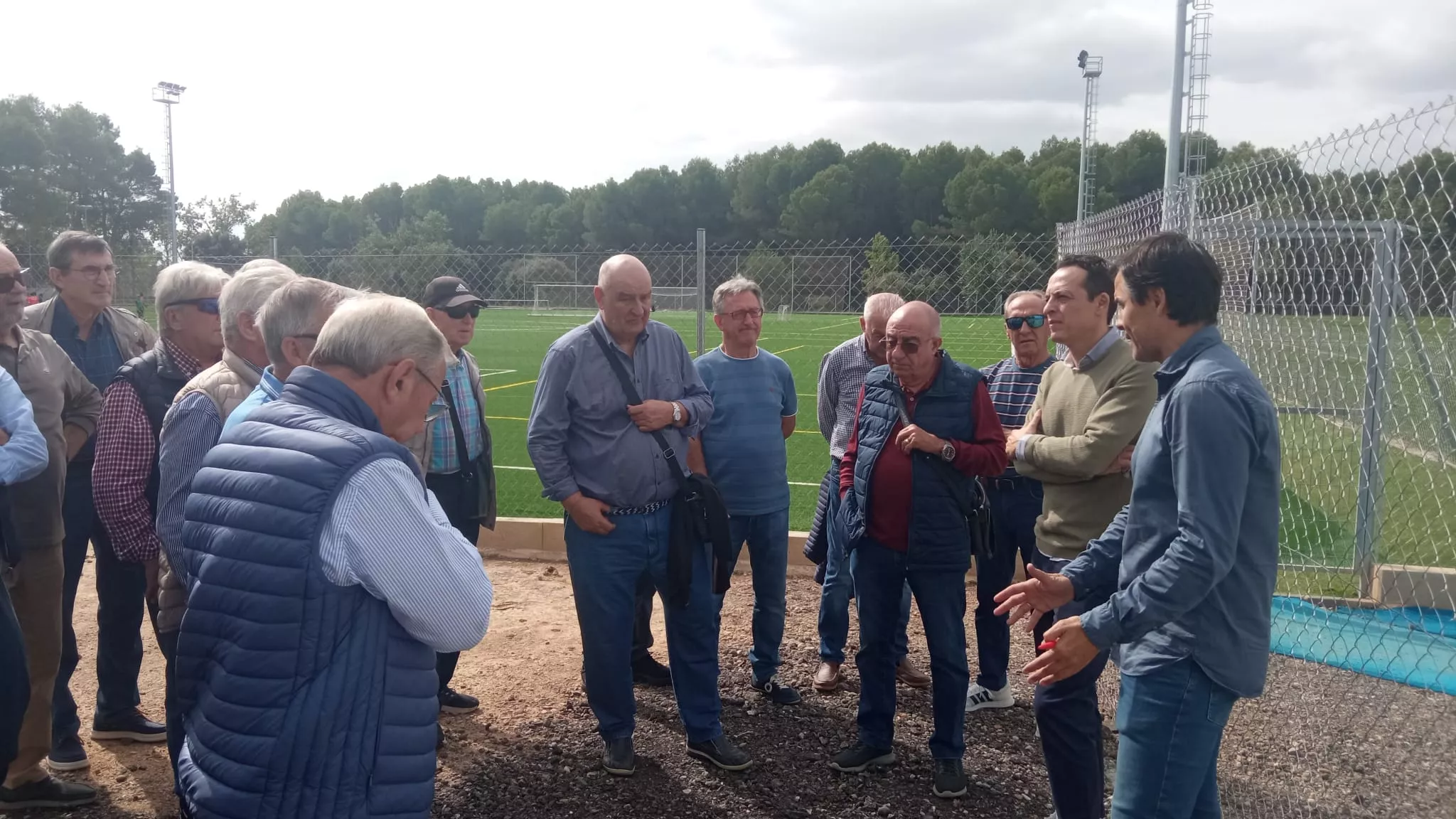 Veteranos de Lamusa visitan la BAF