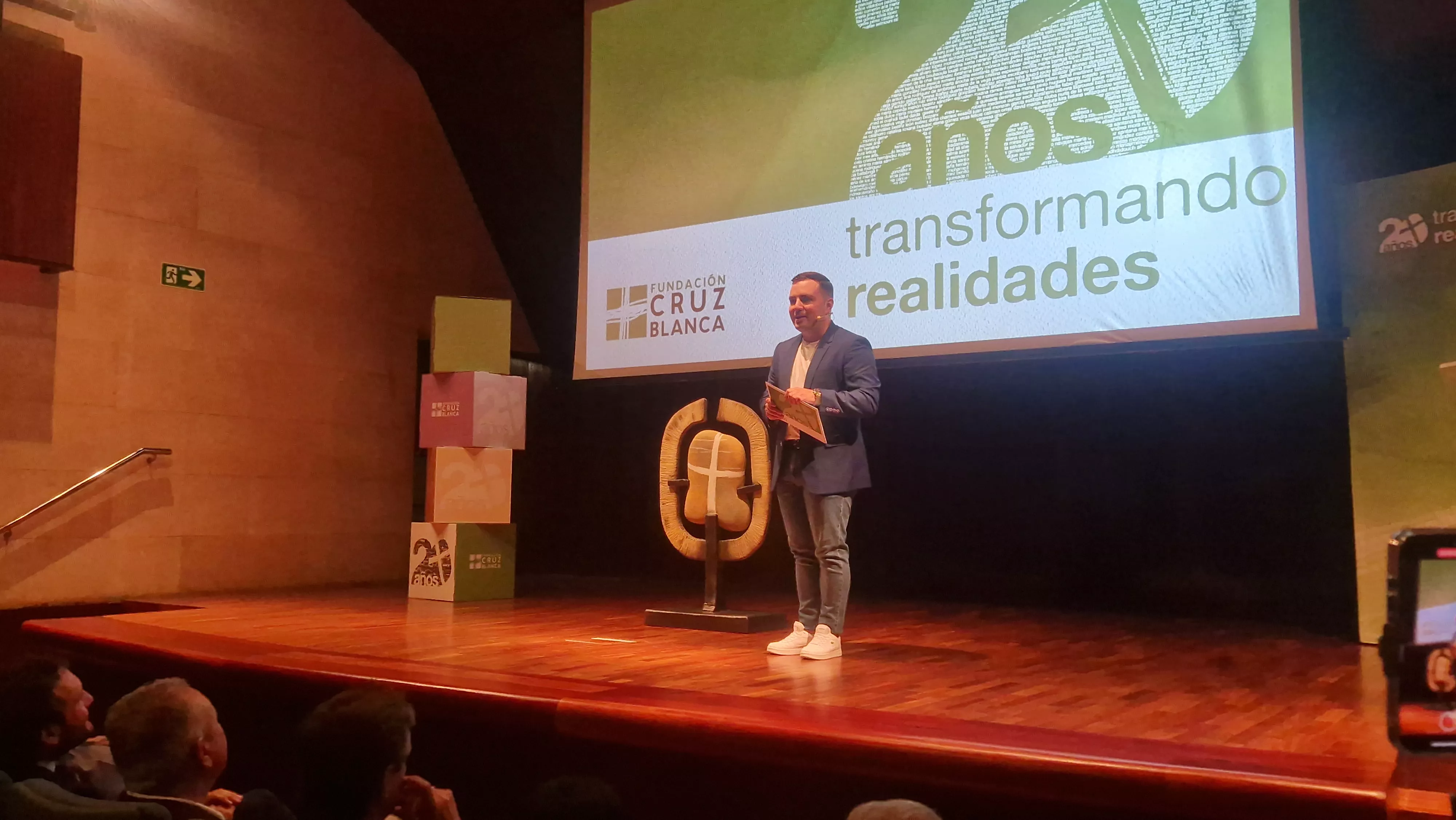 La Fundación Cruz Blanca celebra en Huesca su 20º aniversario. Foto Myriam Martínez 